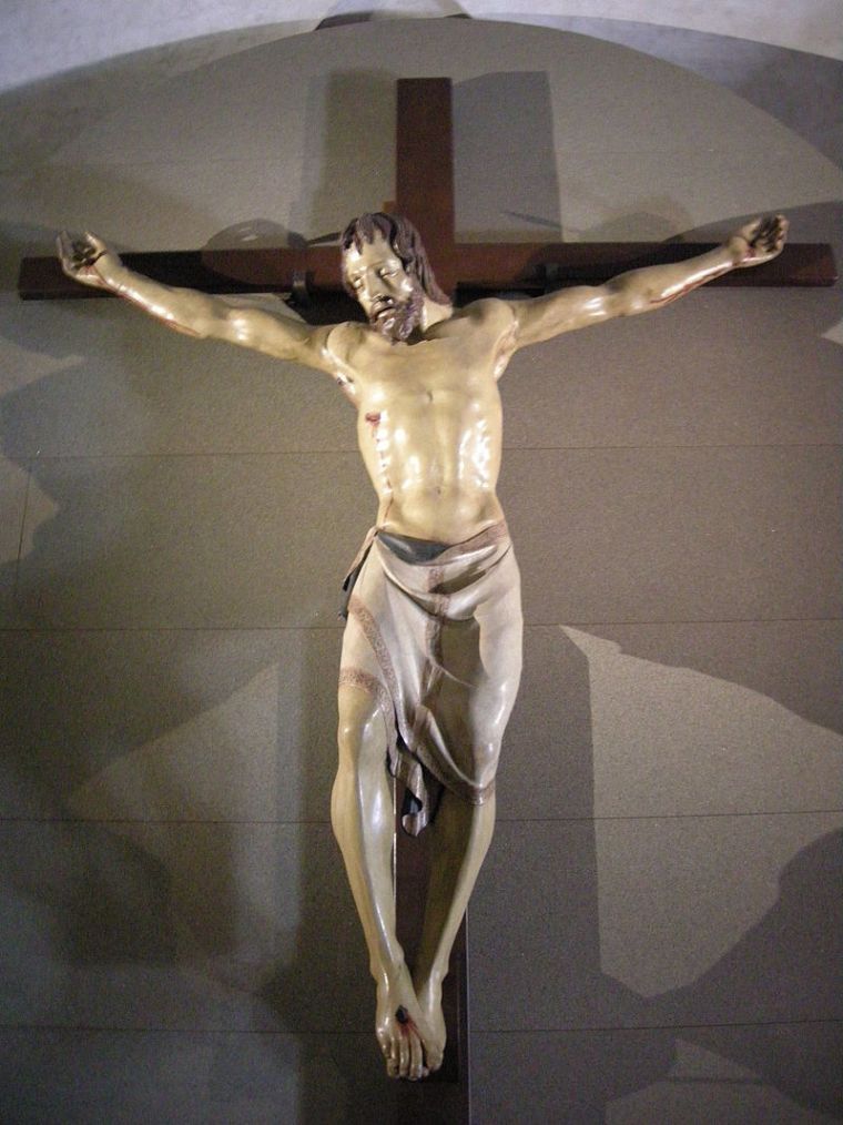 Donatello, Crocifisso, 1406-1408 circa, Santa Croce, Firenze (Foto di Sailko, CC BY 2.5)